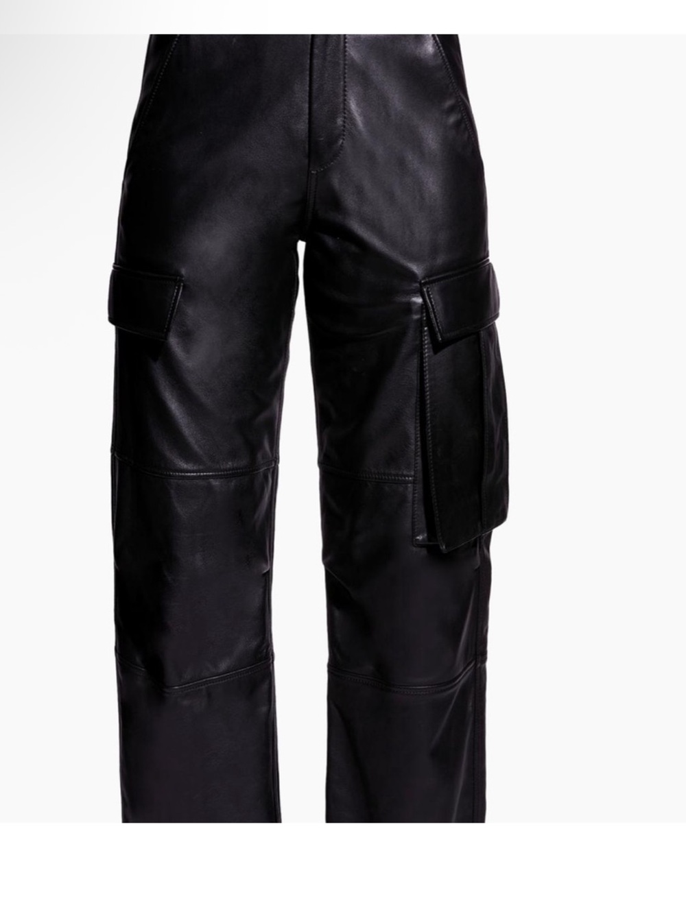 leather Cargo Pants